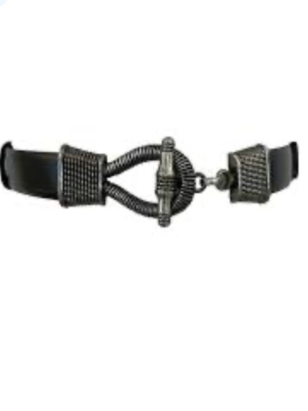 Cipriani Vintage Leather Belt in Black Size M/L